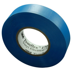 3M (TEMFLEX 1500 BLUE) Electrical Insulation Tape, 19 mm x 18 m