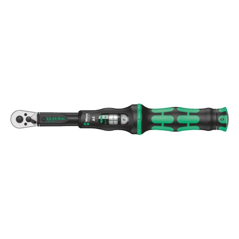 Wera (CLICK-TORQUE A 5)  Torque Wrench, Reversible Ratchet, Square