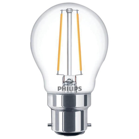 Philips Lighting (929001332702) LED Light Bulb, Filament GLS, BA22d / BC