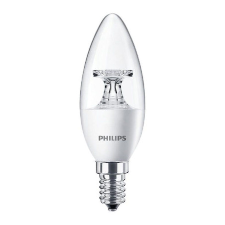 Philips (929001142502) LED Light Bulb, Clear Candle, E14 / SES