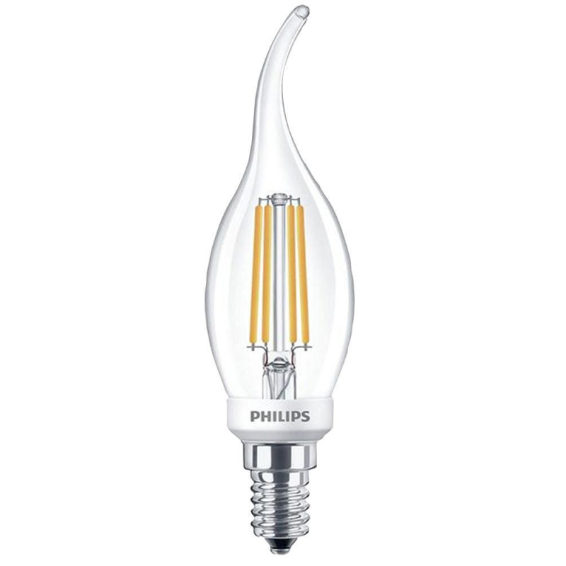 Philips Lighting (929001332802) LED Light Bulb, Filament Candle, Warm White