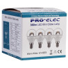 Pro Elec (PEL00154) LED Light Bulb, Clear Globe, E14 / SES, Warm White