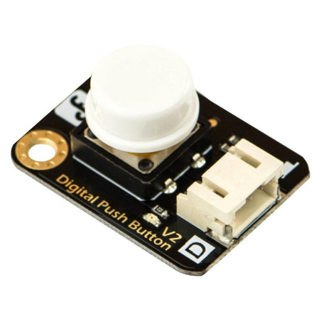 DFRobot (DFR0029-W) Add-On Board, Push Button Module, White Cap