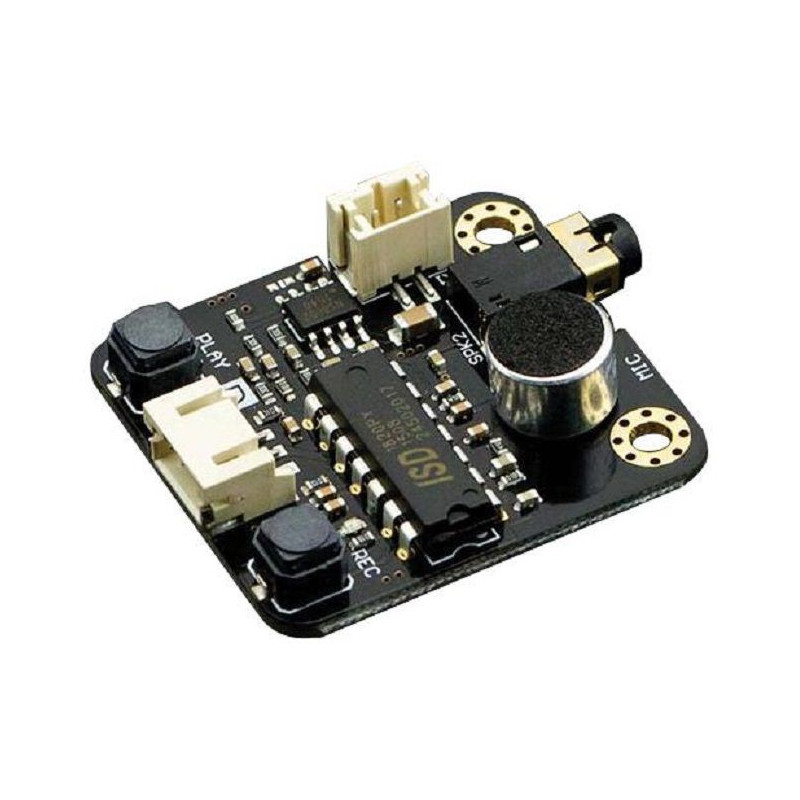 DFRobot (SEN0197) Add-On Board, Voice Recorder Module, 10s Playback