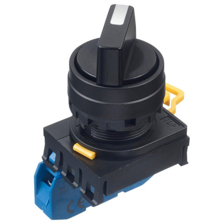 Rotary Switch, 2 Position, 1 Pole, 90 °, 10 A, 120 V,IDEC