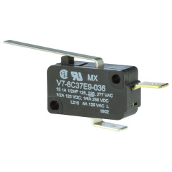 Honeywell (V7-6C37E9-036) Microswitch, Miniature, Straight Lever