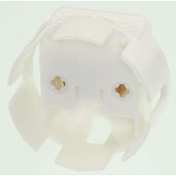 Lamp Holder, T8/G13 Fluorescent Lamps, Snap-Fit, White,Pro Elec