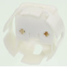 Lamp Holder, T8/G13 Fluorescent Lamps, Snap-Fit, White,Pro Elec