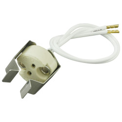 Lamp Holder, GU-5.3, Dichroic, 10A, 50V,PTFE Cable,Pro Elec