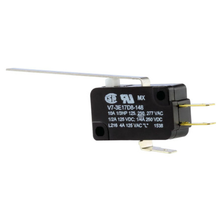 Honeywell (V7-3E17D8-148) Microswitch, Miniature, Straight Lever