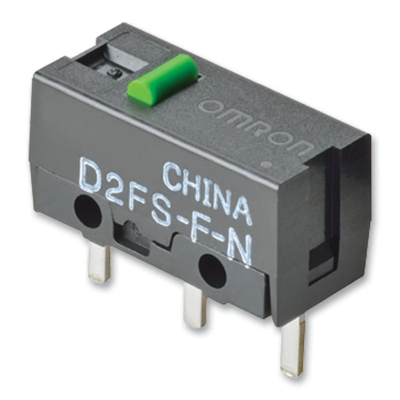 Omron (D2FS-F-N) Microswitch, Ultra Subminiature, Pin Plunger