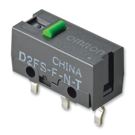 Omron (D2FS-F-N-T) Microswitch, Ultra Subminiature, Pin Plunger