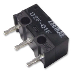 Omron (D2F01F) Microswitch, Ultra Subminiature, Pin Plunger