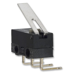 Omron (D2F-L-A1) Microswitch, Subminiature, Hinge Lever