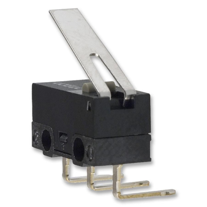 Omron (D2F-L-A1) Microswitch, Subminiature, Hinge Lever