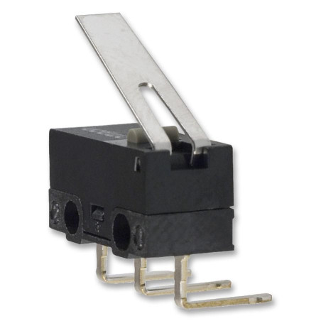 Omron (D2F-L-A1) Microswitch, Subminiature, Hinge Lever