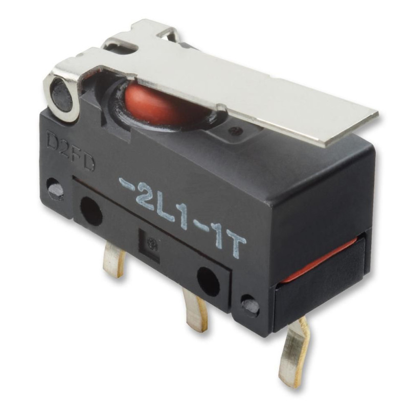 Omron (D2FD-2L1-1H) Microswitch, Ultra Subminiature