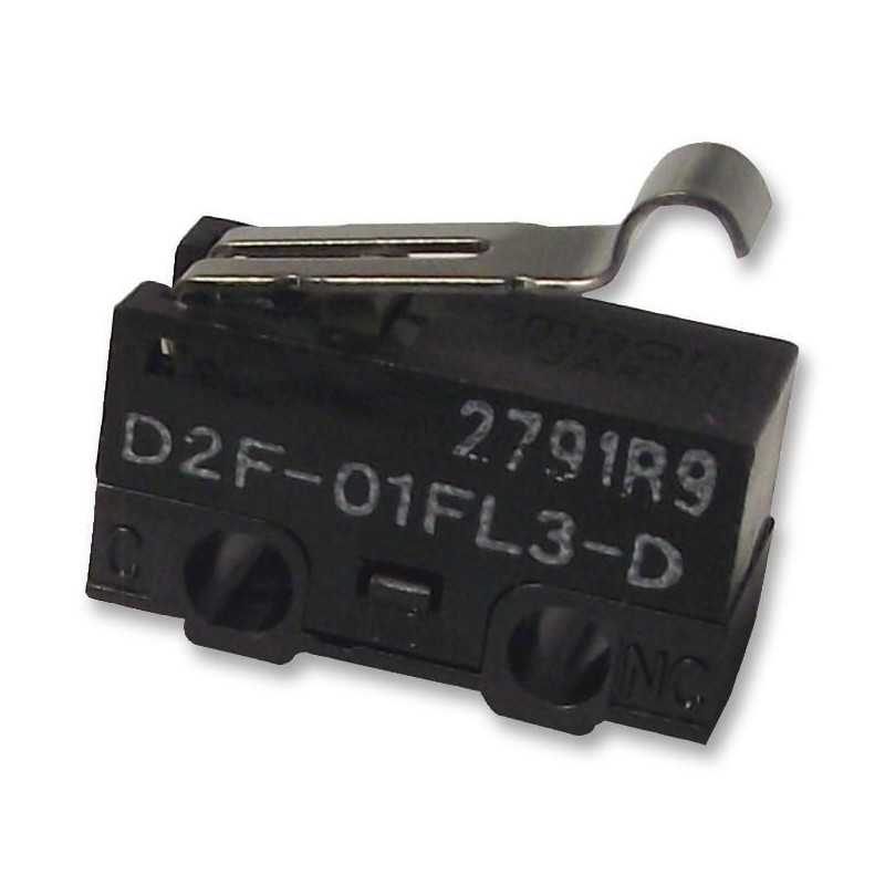 Omron (D2F01FL3D) Microswitch, Miniature, Simulated Roller Lever