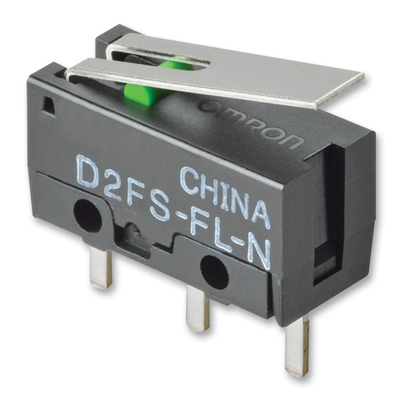 Omron (D2FS-FL-N-T) Microswitch, Ultra Subminiature, Hinge Lever