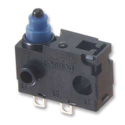 Omron (D2QW-C003H) Microswitch, Subminiature, Pin Plunger