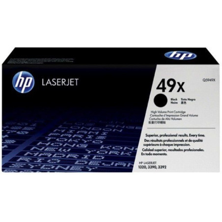 HP No. 49X Black Print Cartridge