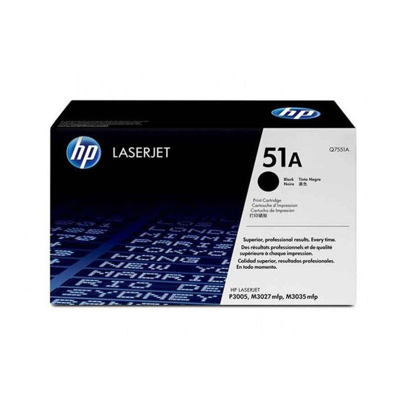 HP 51A Black LaserJet Toner Cartridge