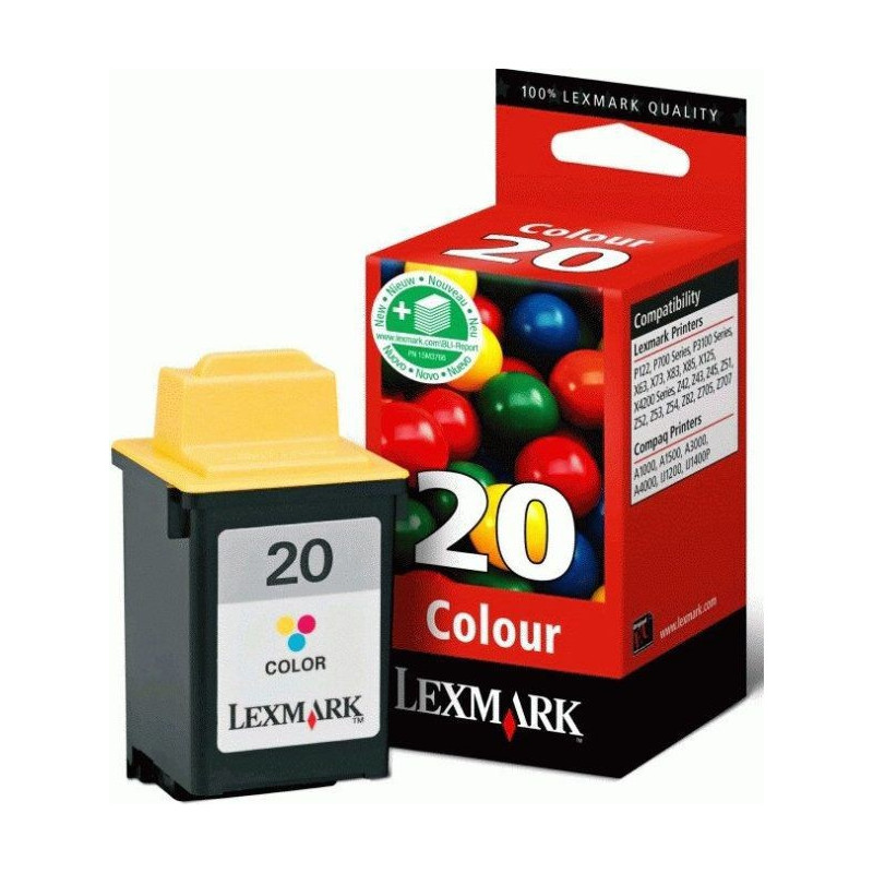 Lexmark 20 Tri-Color Ink Cartridge