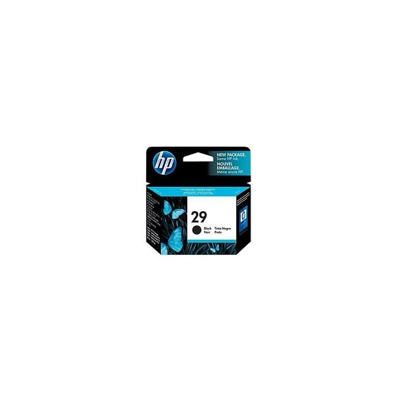 HP No. 29 Black Pigment-Based Inkjet Print Cartridge