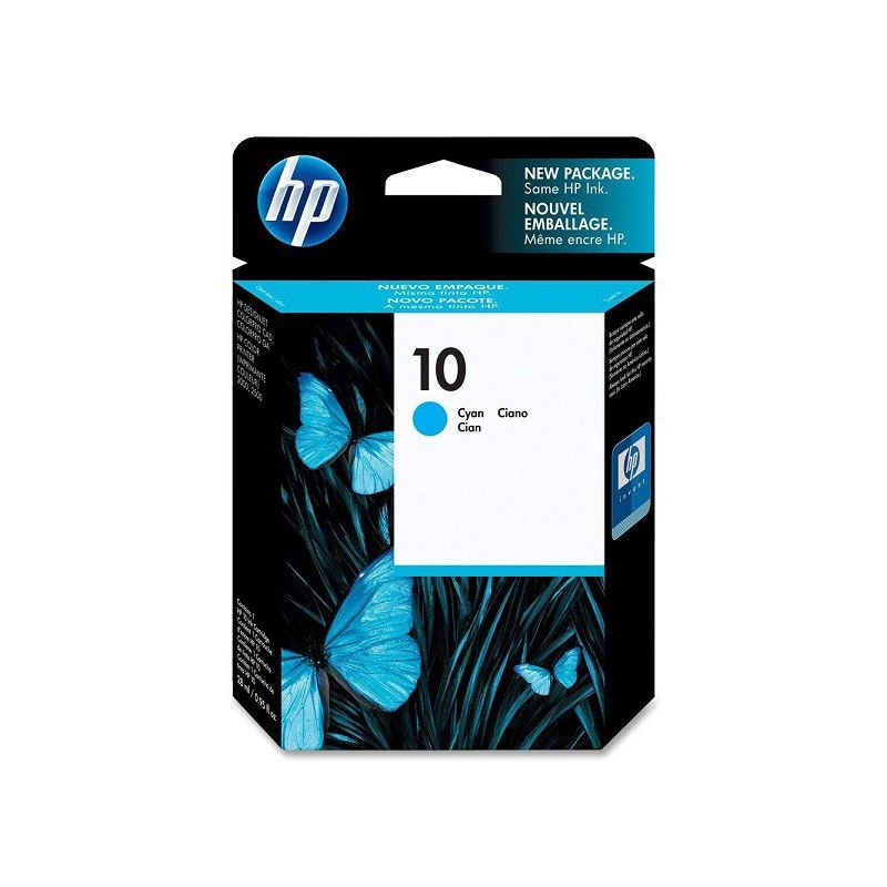 Original HP 10 C4841A Cyan Inkjet Cartridge