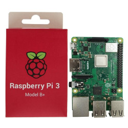 Raspberry Pi 3 Model B+, BCM2837B0 SoC, IoT, PoE Enabled