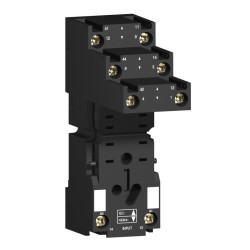 Relay Socket, DIN Rail, Screw, 8 Pins, 12 A, 250 V, RXM Series