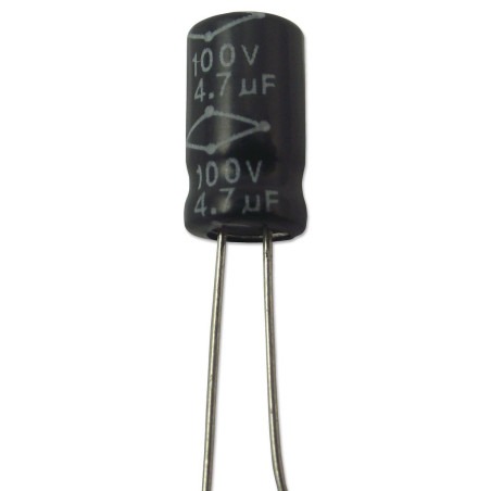 Multicomp Pro (MCNP100V475M6.3X11) Electrolytic Capacitor, 4.7 µF, 100 V