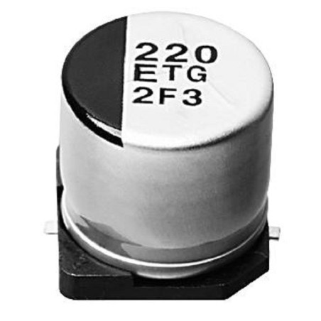 Panasonic (EEETG1V330P) SMD Aluminium Electrolytic Capacitor, 33 µF, 35 V