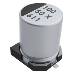 Kemet (EXV337M016A9MAA) SMD Aluminium Electrolytic Capacitor,  330 µF, 16 V