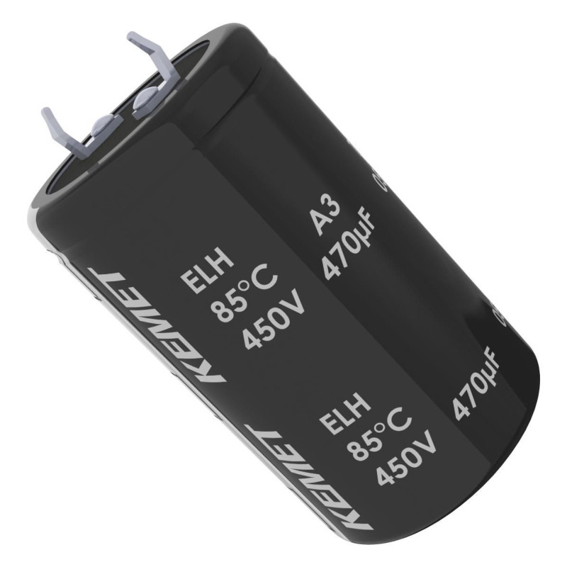 Kemet (ELH228M063AQ2AA) Electrolytic Capacitor, Snap-in, 2200 µF, 63 V