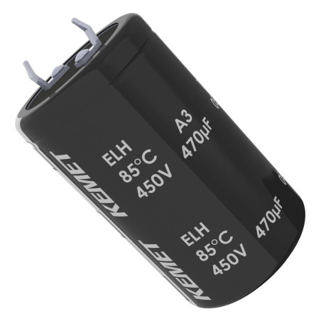 Kemet (ELH228M063AQ2AA) Electrolytic Capacitor, Snap-in, 2200 µF, 63 V