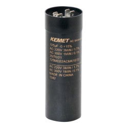 Kemet  (180MS22ACMA1STD) Electrolytic Capacitor, Motor Start, 180 µF