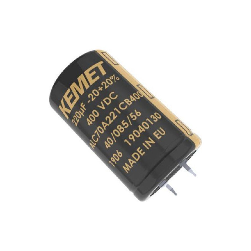 Kemet  (ALC70A102EH400) Electrolytic Capacitor, 1000 µF, 400 V