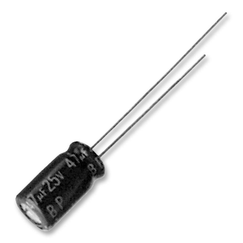 Panasonic (ECEA1EN221U) Electrolytic Capacitor, 220 µF, 25 V