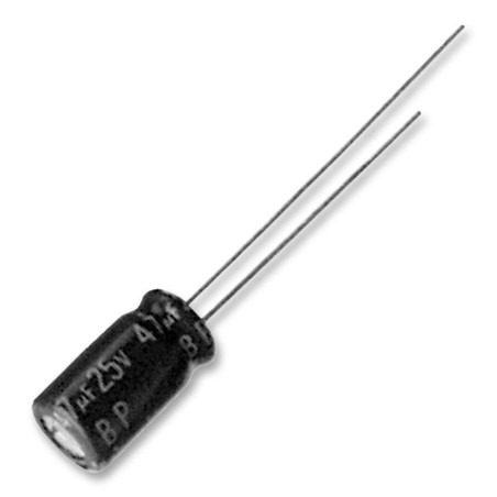 Panasonic (ECEA1EN221U) Electrolytic Capacitor, 220 µF, 25 V