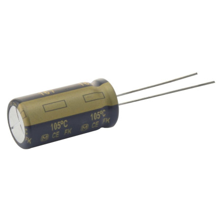 Panasonic (EEUFK1E182) Electrolytic Capacitor, 1800 µF, 25 V, ± 20%