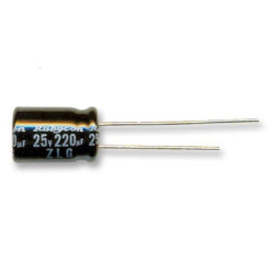 Rubycon (16ZLG470MEFC10X12.5) Electrolytic Capacitor, Miniature 47 µF, 16V