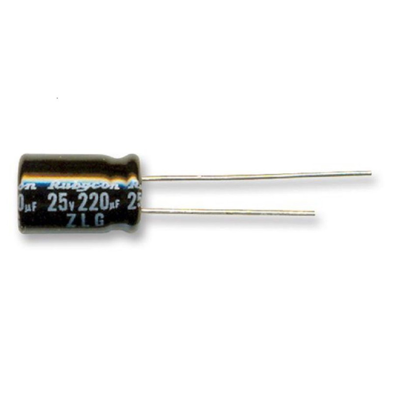 Rubycon (16ZLG470MEFC10X12.5) Electrolytic Capacitor, Miniature 47 µF, 16V