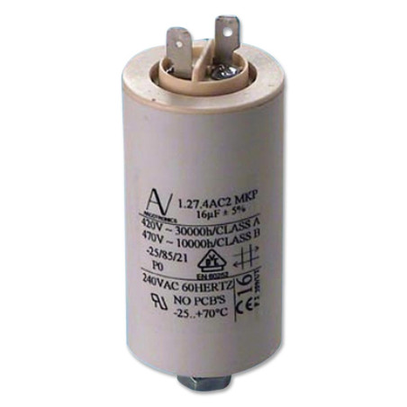 Kemet (C274AC35250AA0J) Motor Run Capacitor, Can, 25 µF