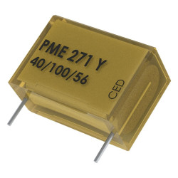 Kemet (PME271Y447MR04) Safety Capacitor, Radial Box - 2 Pin, 4700 pF, ± 20%