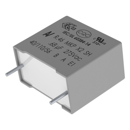 Kemet (R46KF310050P0K) Safety Capacitor, Radial Box - 2 Pin, 0.1 µF, ± 10%