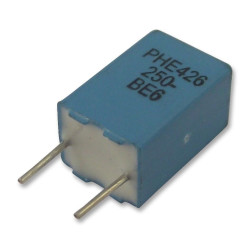 Kemet (PHE426HJ6100JR05) Film Capacitor, 0.1 µF, ± 5%, 160V, 250V