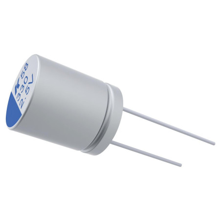 Kemet (A758KK827M0EAAE015) Polymer Aluminium Electrolytic Capacitor, 820 µF