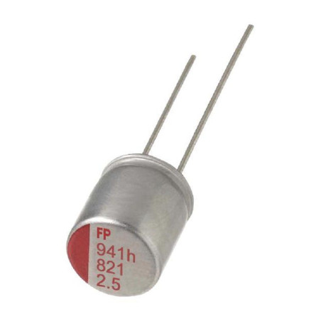 Nichicon (RL80E821MDNASQKX) Aluminium Electrolytic Capacitor, 820 µF