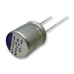 Panasonic (6SEPC560MW) Polymer Aluminium Electrolytic Capacitor, 560 µF